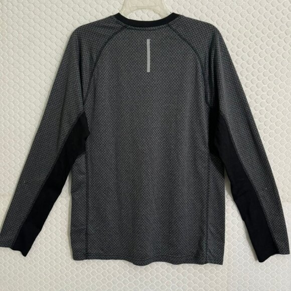 RBX Performance Dri-Fit Long Sleeve Black/Gray Pullover Top Size M VG - Picture 5 of 6